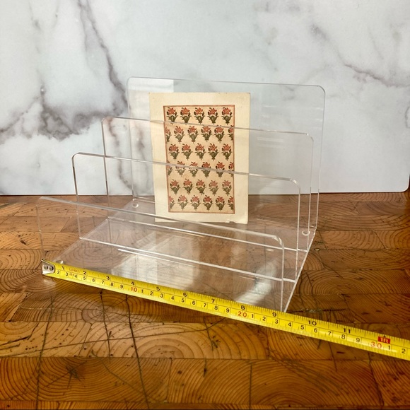 Clear Acrylic Letter Mail  File Office Sorter - Picture 3 of 6